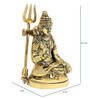 Golden Aluminium God Idol