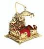 Golden Aluminium Throne Singhasan For God Idol Religious Idol