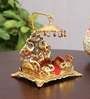 Golden Aluminium Throne Singhasan For God Idol Religious Idol