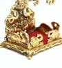 Golden Aluminium Throne Singhasan For God Idol Religious Idol