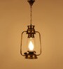 Golden Antique Hanging Lights Lantern