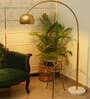 Golden Arcstone Floor Lamp