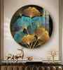 Golden Artwork Acrylic Round Wall Art