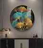 Golden Artwork Acrylic Round Wall Art
