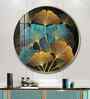 Golden Artwork Acrylic Round Wall Art