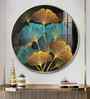 Golden Artwork Acrylic Round Wall Art