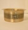 Golden Aura Pure Brass Kanjeevaram Design Theme Coffee Dabara Set of 2