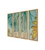 Art Multicolour Canvas Framed Landscape Art Panel Set of 4