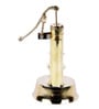 Golden Brass Hand Pump With Matki Abstract Vintage Decor Showpiece