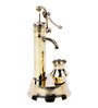 Golden Brass Hand Pump With Matki Abstract Vintage Decor Showpiece