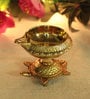 Golden Brass Kuber Tortoise Diwali Diyas