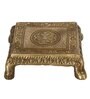 Golden Brass Traditional Pooja Chowki
