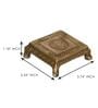 Golden Brass Traditional Pooja Chowki
