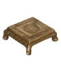 Golden Brass Traditional Pooja Chowki