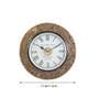 Gold Brass Rough Wall Clock