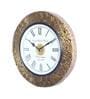 Gold Brass Rough Wall Clock