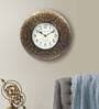 Accent Golden Brass Wall Clock