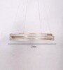 Fabricio Gold Aluminium LED Ceiling Lights