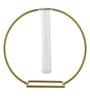 Golden Color Vase Circular With Test Tube