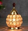 Golden Crystal And Brass Akhand Diya