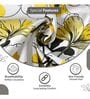 Golden Daffodil Floral 144 Tc Cotton Single Bedsheet With Pillowcover