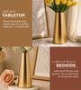 Golden Durable Metal Flower Vase