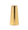Golden Durable Metal Flower Vase