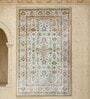 Golden Dusk Printed Polyester 5 X 7 Feet Machine Made Carpet