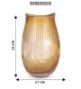 Golden Elysium Glass Vase