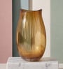 Golden Elysium Glass Vase