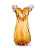 Golden Embrace Glass Vase L