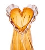Golden Embrace Glass Vase L