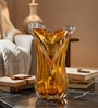 Golden Embrace Glass Vase S