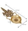 Golden Ethnic Carved 11 Inch Brass Diya For