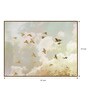 Golden Flight Gold Canvas Framed Wildlife Art Print