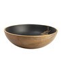Foliage 500ml Black & Brown MDF Serving Bowl