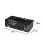 Foilage Black & Go MDF Tissue Box
