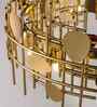 Golden Grid Luxe Chandelier