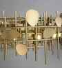 Golden Grid Luxe Chandelier