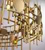 Golden Grid Luxe Chandelier