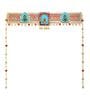 Golden Harmony Beaded Toran
