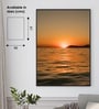 Golden Horizon Sunset Printed Canvas Wall Art