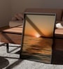 Golden Horizon Sunset Printed Canvas Wall Art