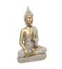 Golden Hue Zen Buddha Statue
