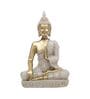Golden Hue Zen Buddha Statue