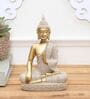 Golden Hue Zen Buddha Statue