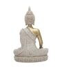 Golden Hue Zen Buddha Statue