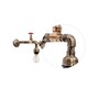 Golden Industrial Pipe Double Wall Sconce
