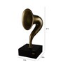 Gold Iron & Wood Bluetooth Gramaphone with Philips Speaker Vintage Decor
