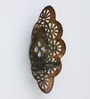 Golden Iron Wall T-Light Holder